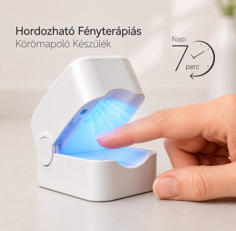 Hordozható Fényterápiás Körömápoló Készülék