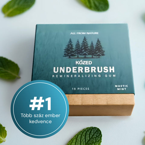PureWhite Gum Cukormentes Remineralizáló Fogtisztító Rágógumi
