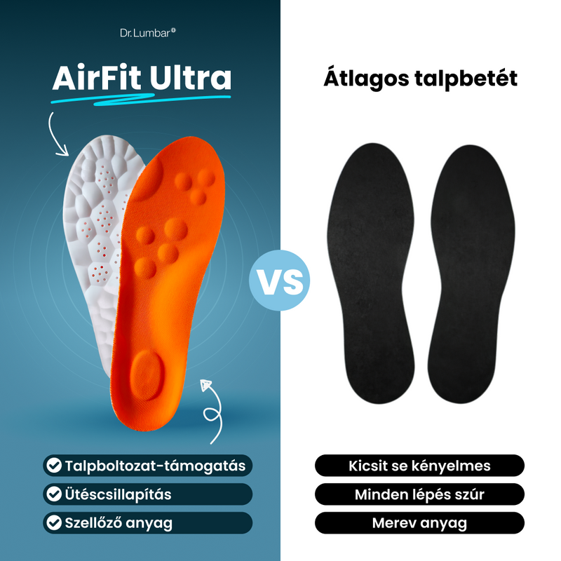 AIRFIT ULTRA Memóriahabos Komfort Talpbetét