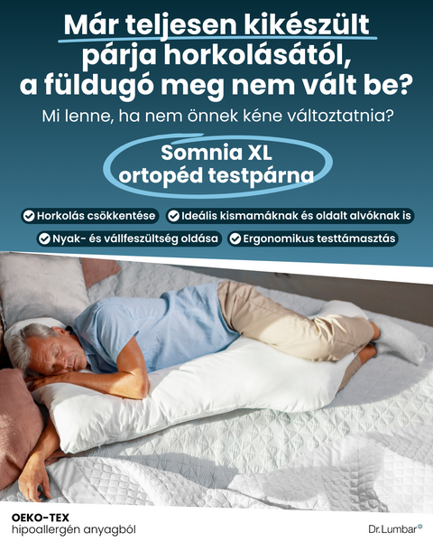 Somnia XL alvást és testtartást támogató ortopéd testpárna