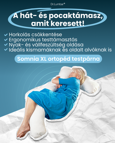 Somnia XL alvást és testtartást támogató ortopéd testpárna