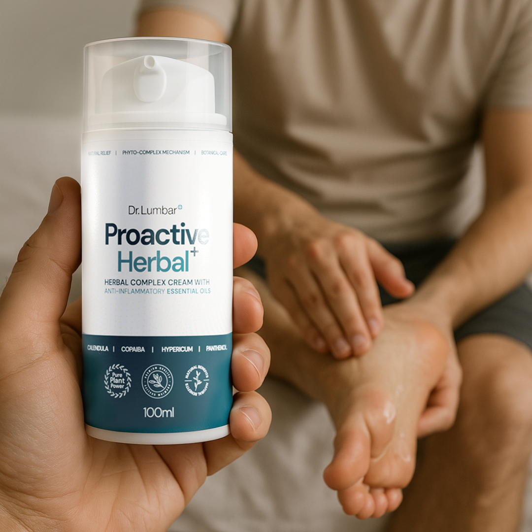 Proactive Herbal+ krém felvitel előtt, a talp ápolásához