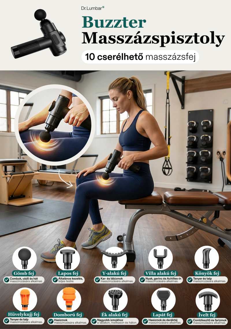  Minden testrésznek megvan a saját kezelőfeje