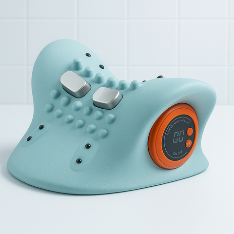 Neckoria Elektromos Nyak- és Vállmasszírozó Hőterápiával