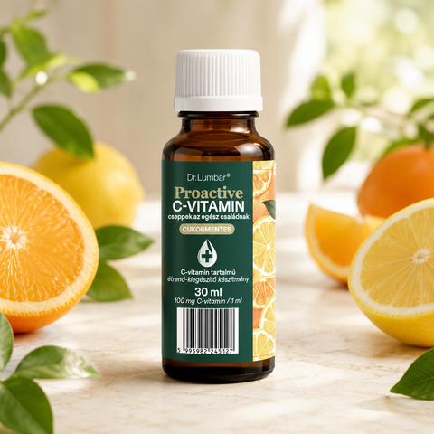 Proactive C-vitamin Családi Cseppek Gyermekeknek és Felnőtteknek (30ml)