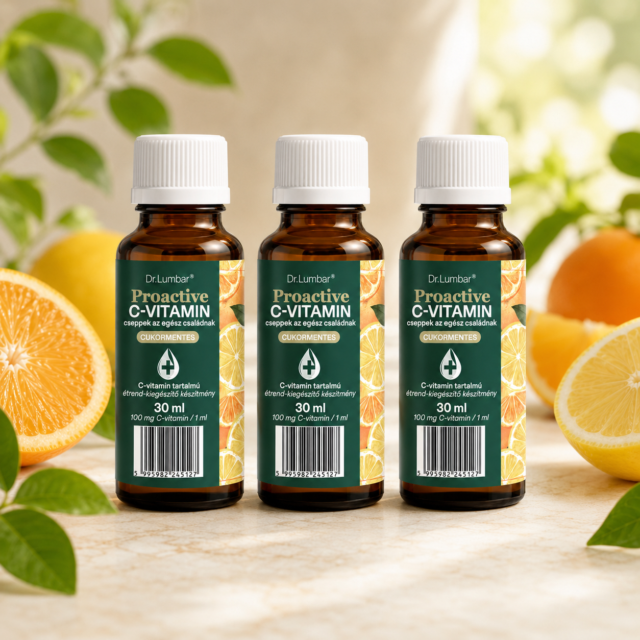 Proactive C-vitamin Családi Cseppek Gyermekeknek és Felnőtteknek (30ml)