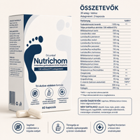 Nutrichom Nail Defense & Restore - Komplex Köröm Regeneráló Táplálékkiegészítő – 60 db Kapszula
