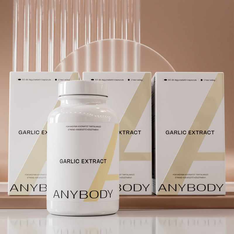 Anybody Garlic Extract - Fokhagyma Kúra a Vérkeringés Egyensúlyáért