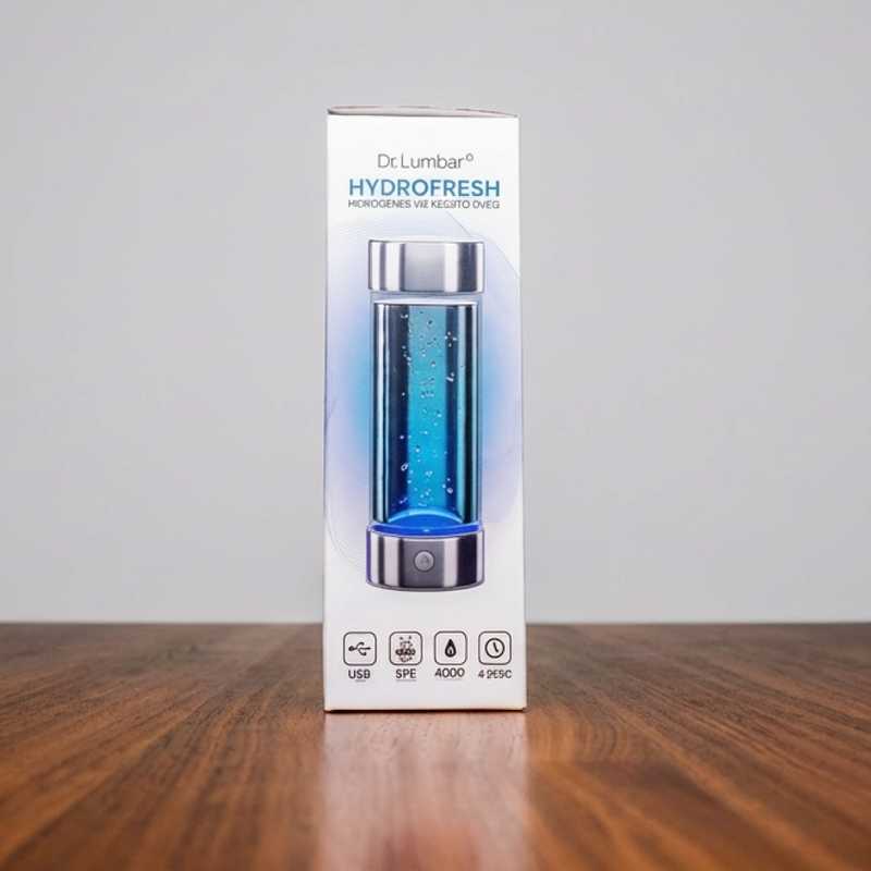 Hydrofresh Hidrogénes víz készítő üveg