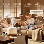 Mizuki Ultraszónikus Aromadiffúzor És Párologtató Éjszakai fénnyel