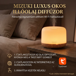 Mizuki Ultraszónikus Aromadiffúzor És Párologtató Éjszakai fénnyel