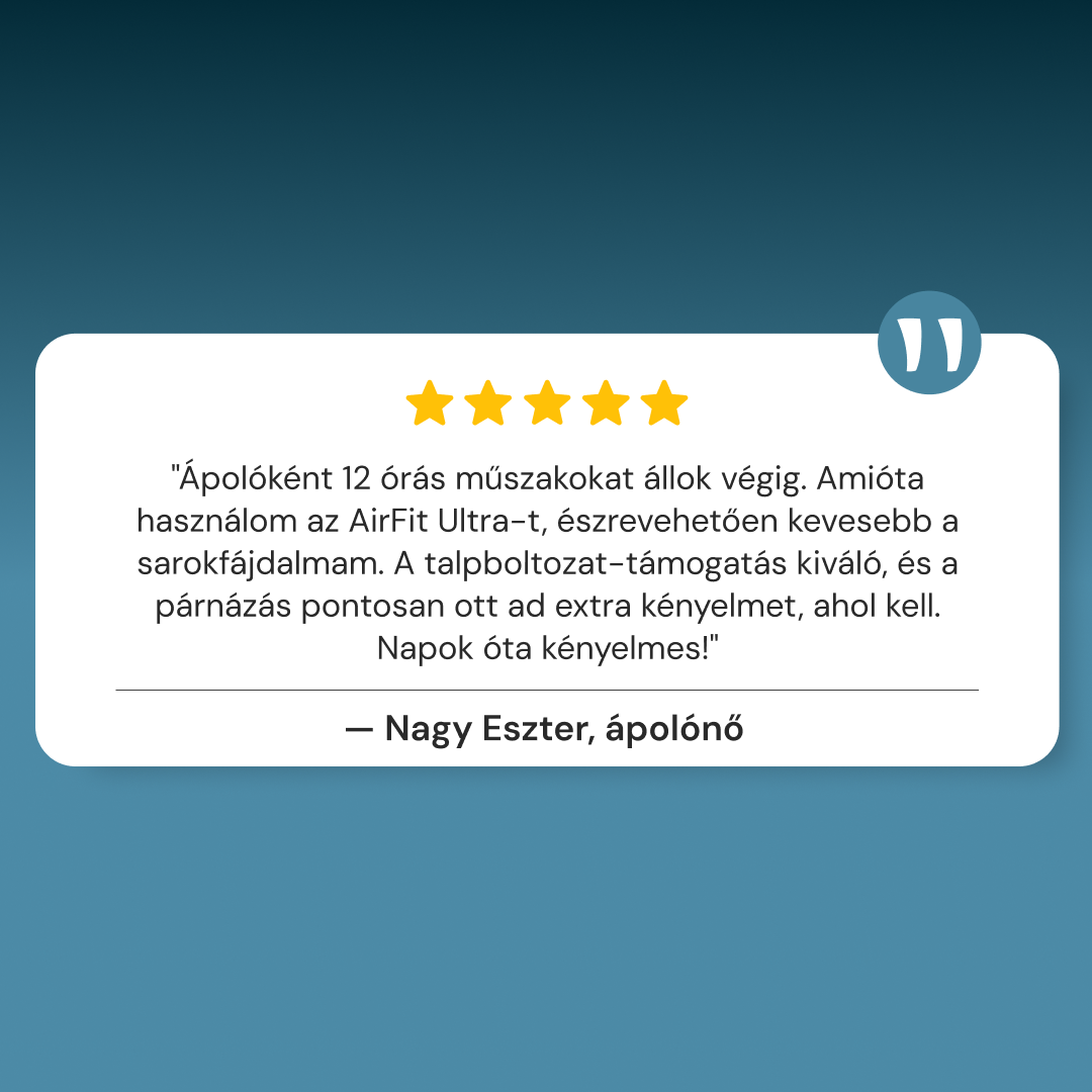 AIRFIT ULTRA Memóriahabos Komfort Talpbetét