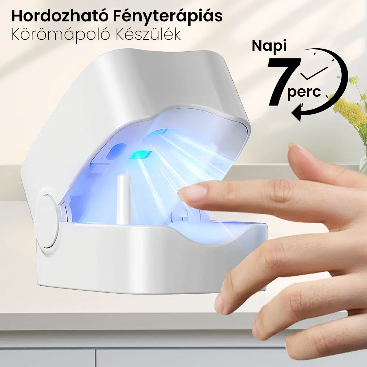 Napi 7 perc fényterápia a hónapokig tartó kenegetés helyett