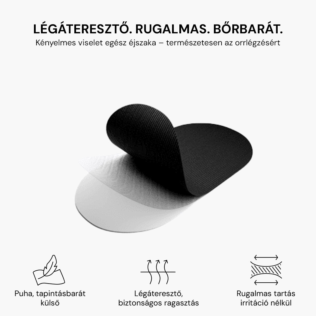 BreatheEase Légzéstámogató & Alvássegítő Szájtapasz