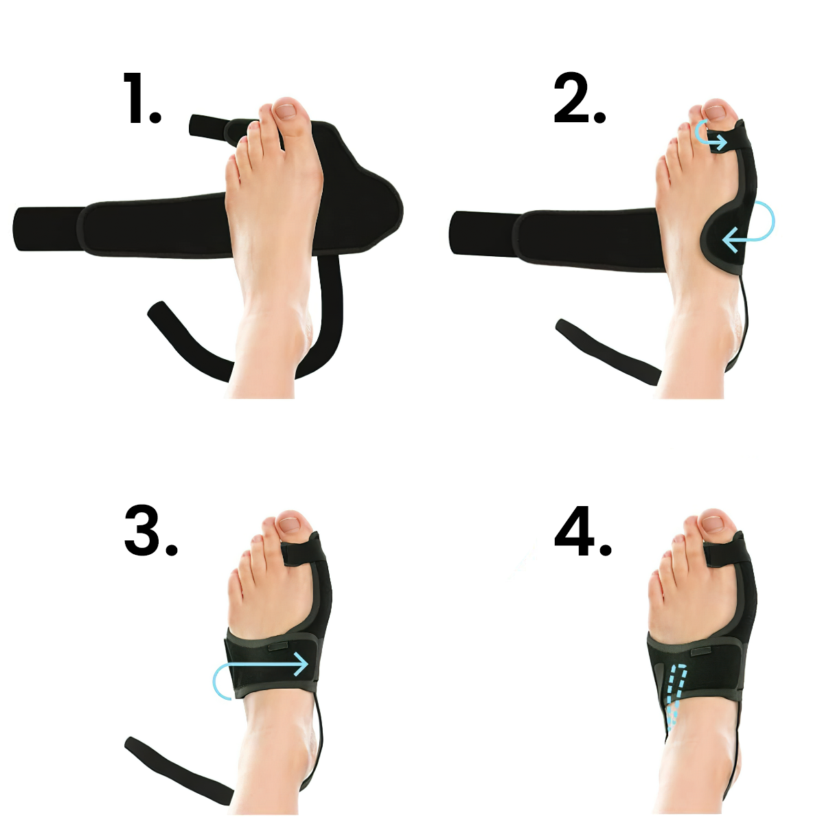 ComfyToes Nappali és Éjszakai Lábujjkiegyenesítő és Bütyök Korrektor Szett
