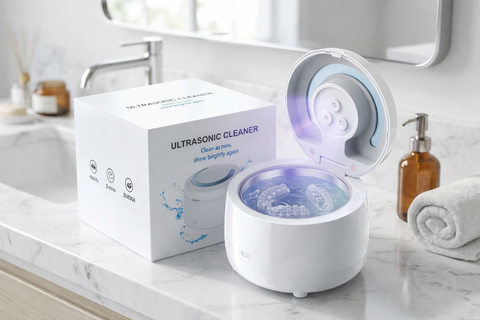 EchoSonic Ultrahangos Tisztító - Fogszabályzóhoz, sínekhez és műfogsorhoz