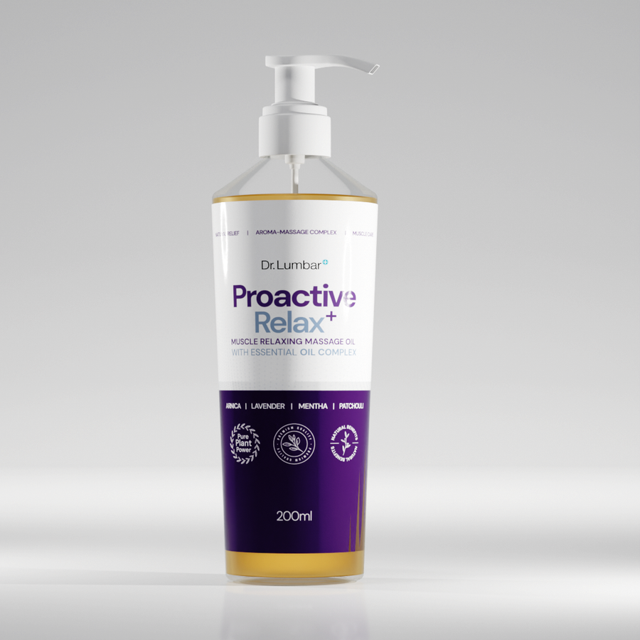 Proactive Relax+ Izomlazító Masszázsolaj Esszenciális Összetevőkkel