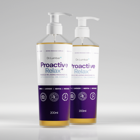Proactive Relax+ Izomlazító Masszázsolaj Esszenciális Összetevőkkel
