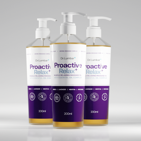 Proactive Relax+ Izomlazító Masszázsolaj Esszenciális Összetevőkkel