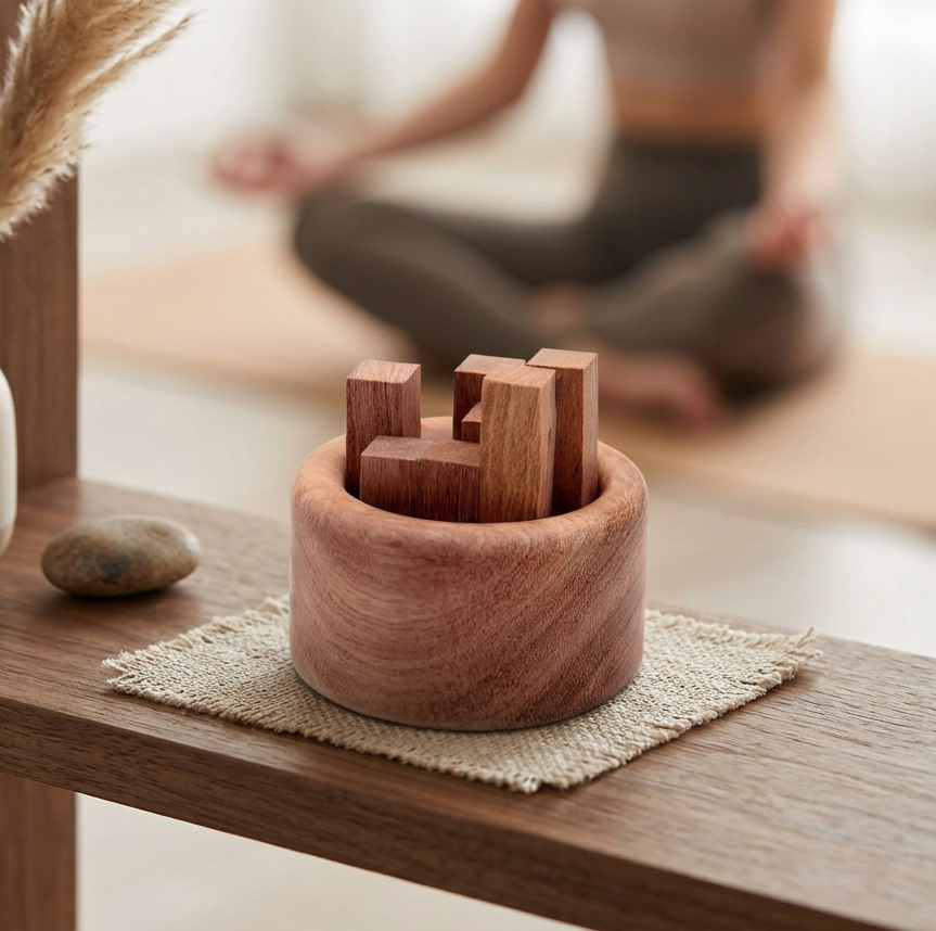 Scentora Természetes Fa Aromaterápiás Illóolaj Diffúzor