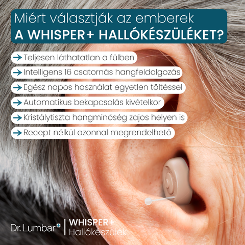 Whisper+ Hallókészülék
